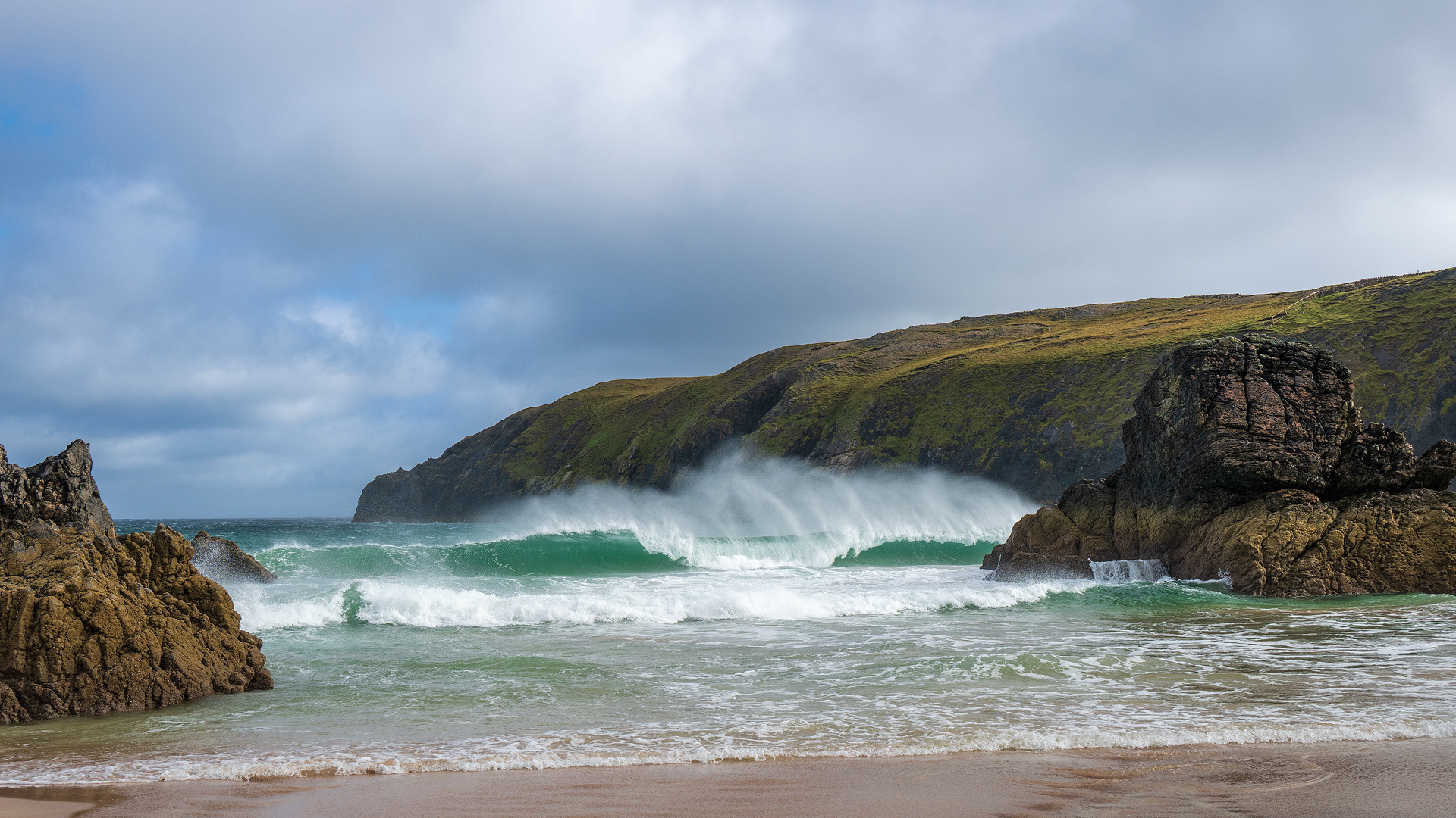 Stormwaves, Sango Beach, NW Highlands Fotoreise