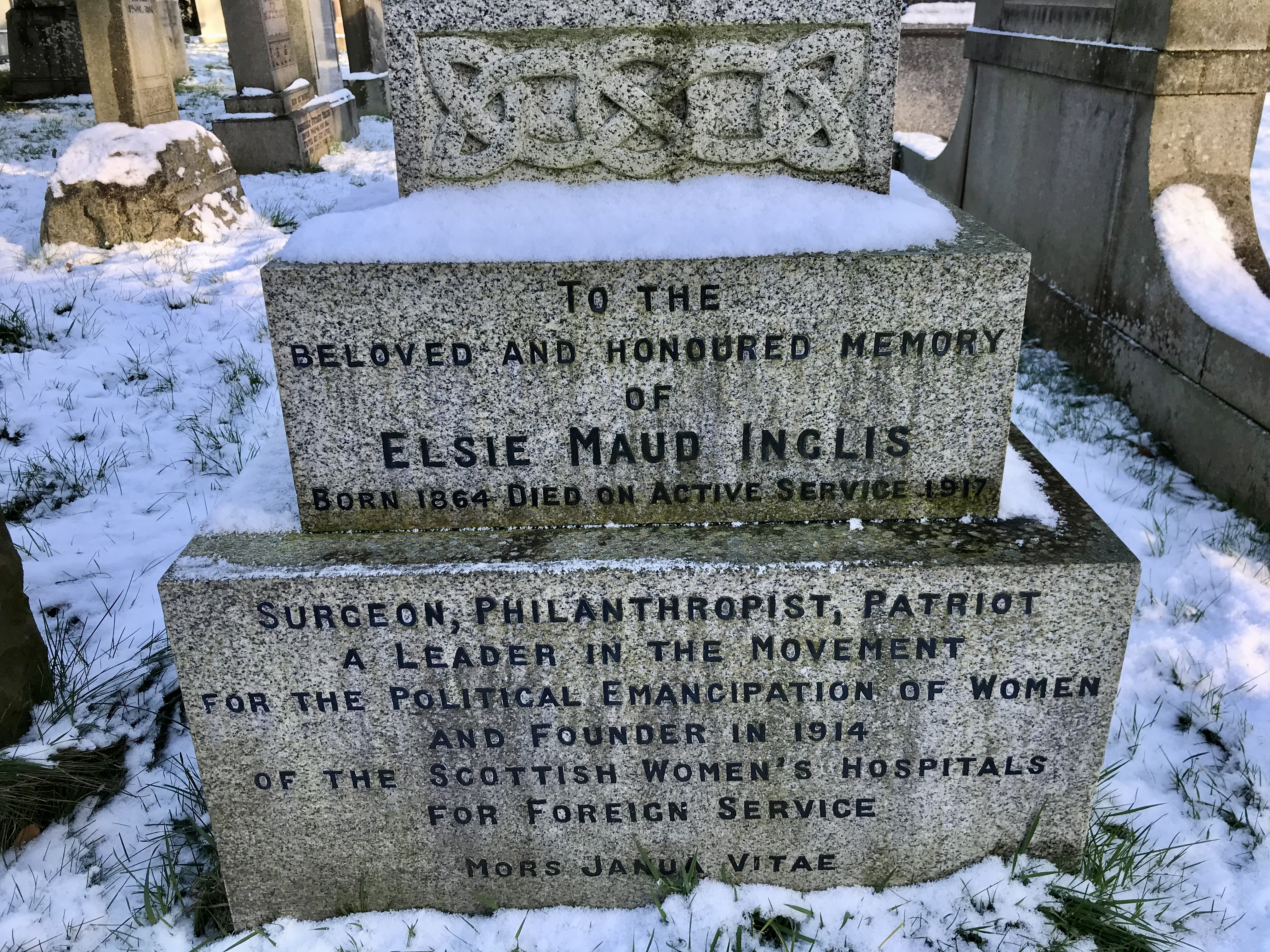 Elsie Inglis Grabstein