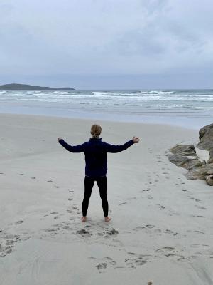 Qigong am Strand