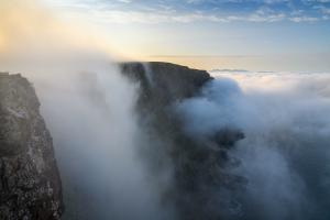 Morgennebel Ramasaig Küste