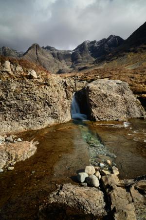 An den Fairy Pools, Skye Fotoreise