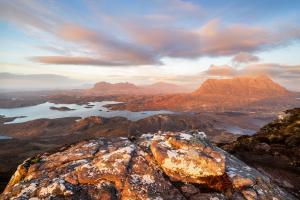 Stac Pollaidh Sonnenuntergang