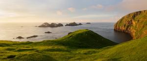 Sonnenuntergang bei Muckle Flugga, Unst