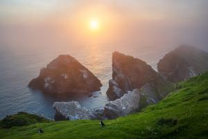 Sonnenuntergang bei Hermaness, Unst