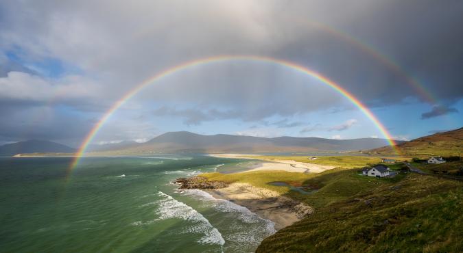 Doppelter Regenbogen Harris Fotoreise 